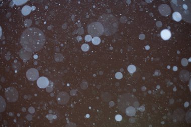 Arka plan doku kar, karanlıkta