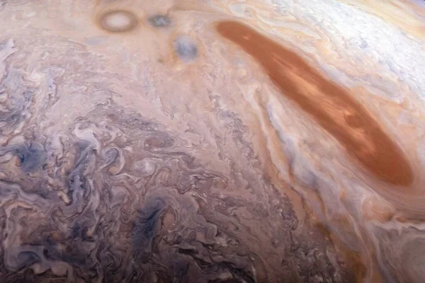 Jupiter bolygó textúra háttér. Ennek a képnek az elemeit Nasa készítette.. — Stock Fotó