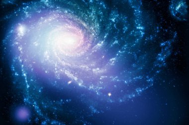 Güzel uzay, yıldızlar ve galaksiler, arka plan dokusu. Bu görüntünün elementleri Nasa tarafından döşendi.