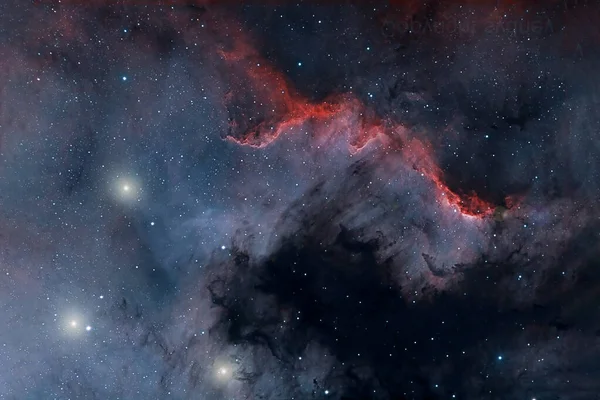 Nebulosa espacial com estrelas em cores cinzentas. Elementos desta imagem foram fornecidos pela NASA . — Fotografia de Stock