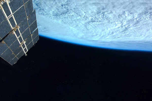 Γήινη άποψη από το διάστημα Στοιχεία αυτής της εικόνας παρασχέθηκαν από τη Nasa. — Φωτογραφία Αρχείου