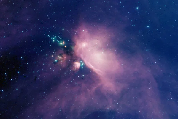 Krásná, jasná, vzdálená galaxie. Struktura pozadí. Prvky tohoto snímku poskytla Nasa — Stock fotografie