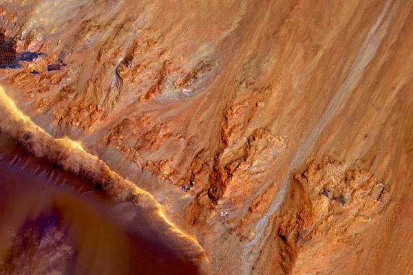 Поверхня Марса і вітри. Елементи цього боввана були зроблені Насою.. — стокове фото