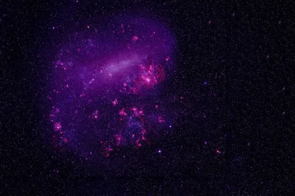 Una hermosa galaxia en el espacio profundo. Textura de fondo. Elementos de esta imagen fueron proporcionados por la NASA . — Foto de Stock