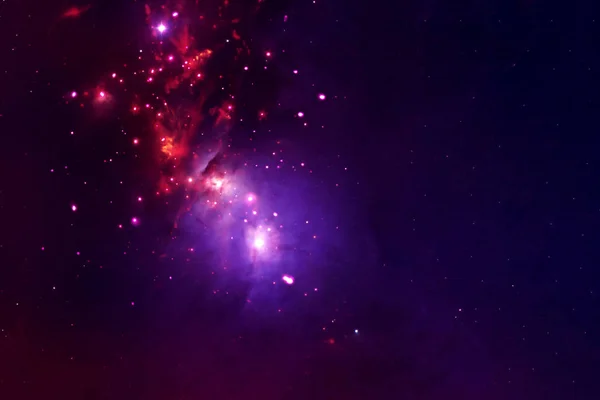 Güzel, kozmik nebula. Takımyıldız kümeleriyle. Bu görüntünün elementleri Nasa tarafından döşendi. — Stok fotoğraf
