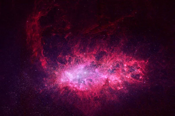 Parlak yırtık uzay nebulası. Arkaplan dokusu. Bu görüntünün elementleri Nasa tarafından döşendi. — Stok fotoğraf