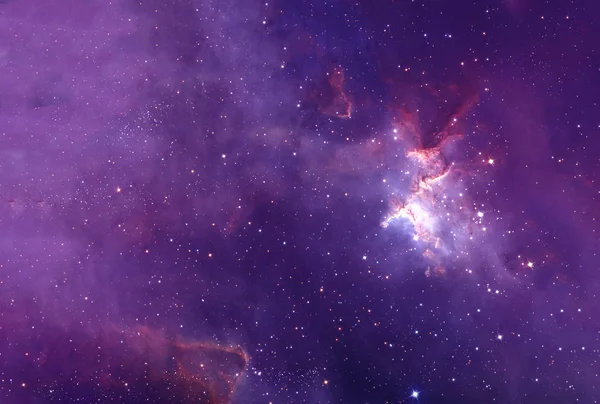 Espaço profundo, nebulosa com brilho cósmico. Elementos desta imagem foram fornecidos pela NASA . — Fotografia de Stock