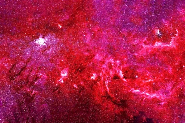 Vörös galaxis, sok csillaggal. Háttértextúra. Ennek a képnek az elemeit Nasa készítette.. — Stock Fotó