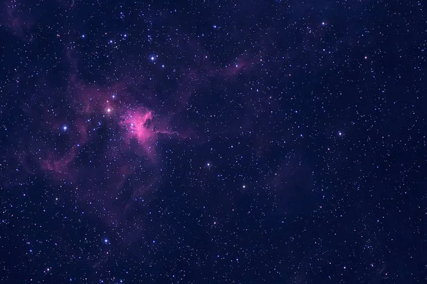 Vacker galax med stjärnor i ljusa färger. Delar av denna bild tillhandahölls av Nasa. — Stockfoto