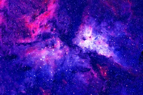 Lindo, espaço profundo. Em tons rosa e azul.Elementos desta imagem foram fornecidos pela NASA — Fotografia de Stock