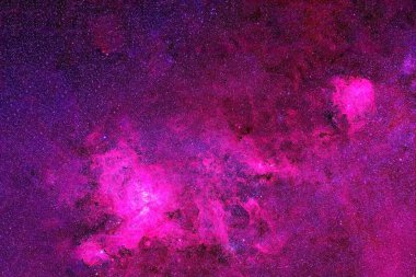 Kızıl Galaksi, derin uzay. Yıldızlarla. Bu görüntünün elementleri Nasa tarafından döşendi.