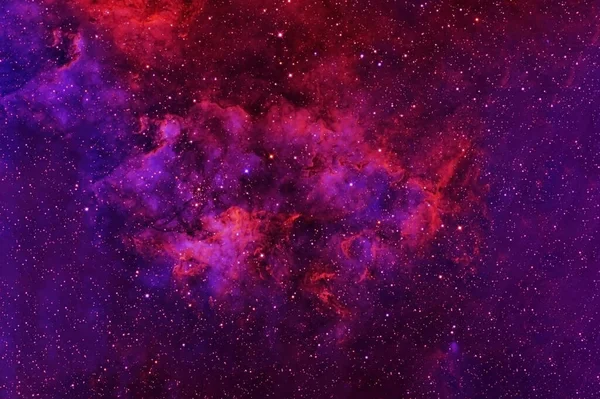 Vackert utrymme, ett kluster av stjärnor och galaxer. Delar av denna bild tillhandahölls av Nasa. — Stockfoto