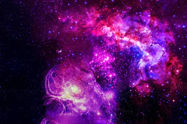 Beautiful Cosmic Nebula Deep Space Elements Image Were Furnished Nasa — Stock Photo, Image