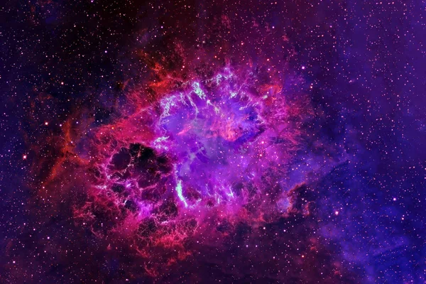 Una Bellissima Nebulosa Diversi Colori Con Stelle Galassie Elementi Questa — Foto Stock