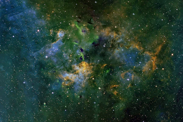 Vackert Utrymme Olika Färger Med Nebulosor Och Stjärnor Delar Denna — Stockfoto