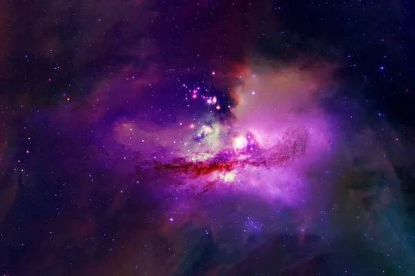 은하들이 아름다운 성운입니다 사진의 요소들은 Nasa 했습니다 이있어도 — 스톡 사진