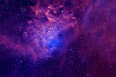 Nebula ve yıldızlarla dolu güzel bir arka plan. Bu görüntünün elementleri NASA tarafından döşendi. Herhangi bir amaç için.