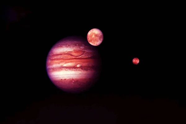 Jupiter Sateliţii Elemente Ale Acestei Imagini Fost Furnizate Nasa Pentru — Fotografie, imagine de stoc