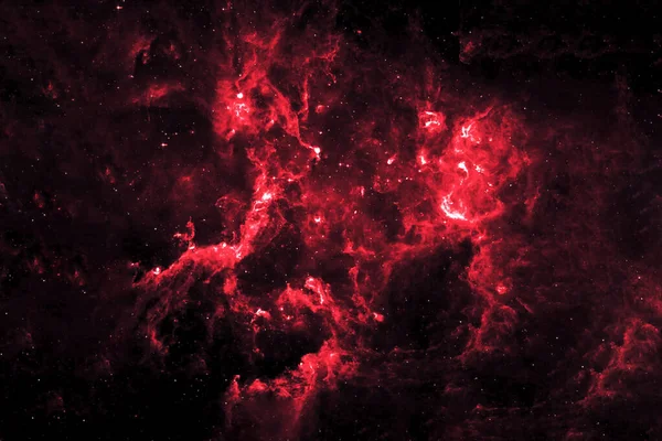 Bela Galáxia Cor Vermelha Com Estrelas Elementos Desta Imagem Foram — Fotografia de Stock