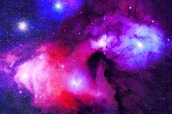 Çok Renkli Güzel Bir Galaksi Görüntünün Elementleri Nasa Tarafından Herhangi — Stok fotoğraf