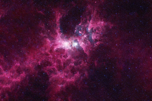 Güzel Bir Yer Renkli Yıldızlı Nebulalı Görüntünün Elementleri Nasa Tarafından — Stok fotoğraf