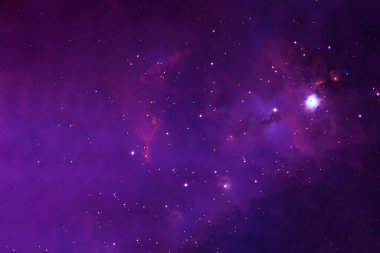 Derin uzayda güzel pembe bir galaksi. Bu görüntünün elementleri NASA tarafından döşendi. Herhangi bir amaç için.
