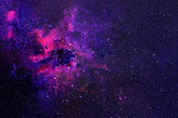 Espacio Azul Nebulosa Textura Fondo Elementos Esta Imagen Proporcionados Por —  Fotos de Stock