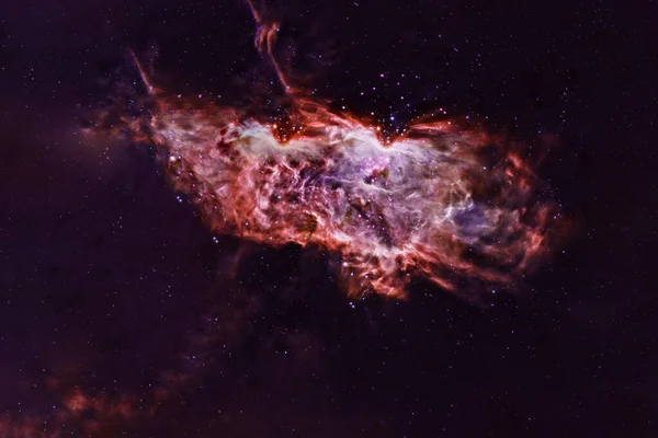 Прекрасная Красная Галактика Элементы Этого Изображения Представлены Наса Любых Целей — стоковое фото