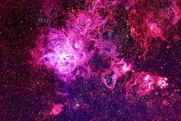 Bela nebulosa colorida no espaço. Elementos desta imagem fornecidos pela NASA foram . — Fotografia de Stock