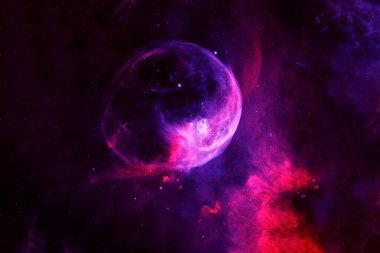 Derin uzay, güzel uzay arkaplanı. Bu görüntünün elementleri NASA tarafından döşendi..