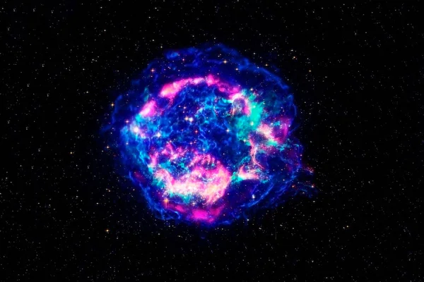 Beautiful Colored Nebula Space Elements Image Furnished Nasa Were Any — Stock Photo, Image