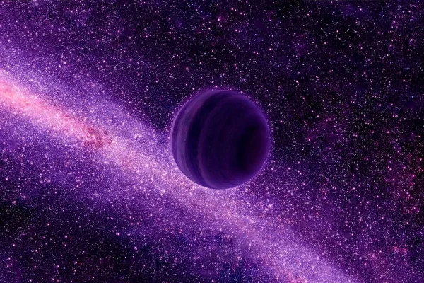 Exoplaneta Hlubokém Vesmíru Prvky Tohoto Obrazu Byly Poskytnuty Nasa Jakýmkoliv — Stock fotografie
