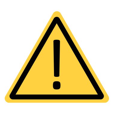 üçgen güvenlik vektör 