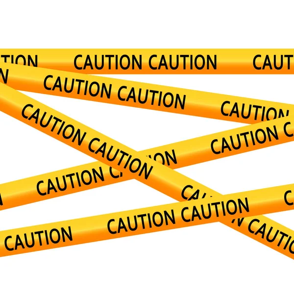 Safety tape vector — Stock Vector