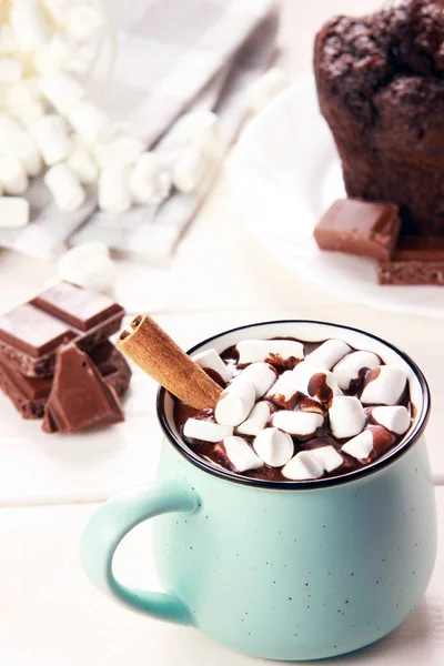 Marshmallows i kakao — Stockfoto