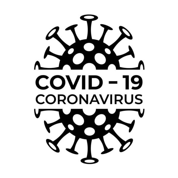 Coved Virüs Koronavirüsü Bir Tür Bakteridir — Stok Vektör