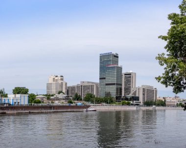 Rusya, Moskova - 30 Haziran, 2017:View Nehri tarihi kentin dolgu için