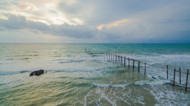 eski ahşap iskele daraltmak zamanla