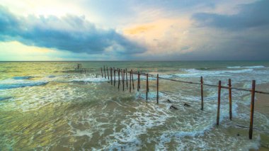eski ahşap iskele daraltmak zamanla