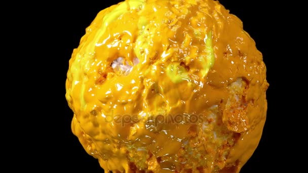 utiliser l'encre jaune peindre la lune 