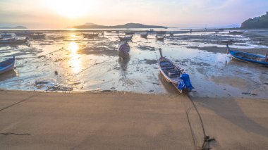 Havadan görünümü balıkçı teknesi Sunrise
