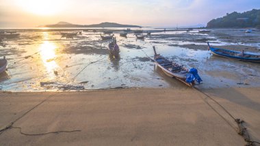 Havadan görünümü balıkçı teknesi Sunrise
