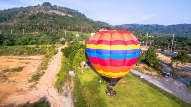 sıcak hava balonu ile hava fotoğrafçılığı