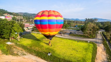 sıcak hava balonu ile hava fotoğrafçılığı