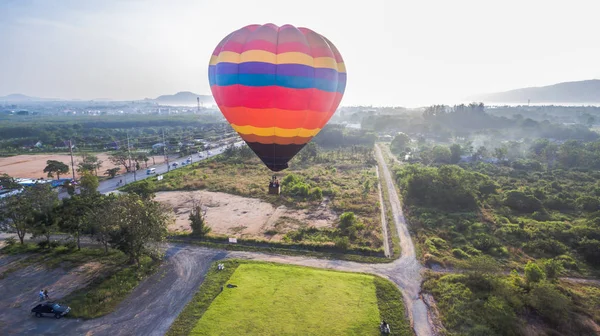Fotografía aérea con globo aerostático —  Fotos de Stock