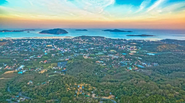 Fotografía aérea 3 playas mirador — Foto de Stock