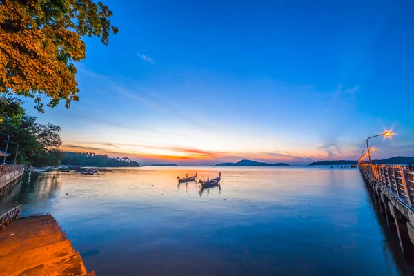 Rawai pier am morgen — Stockfoto