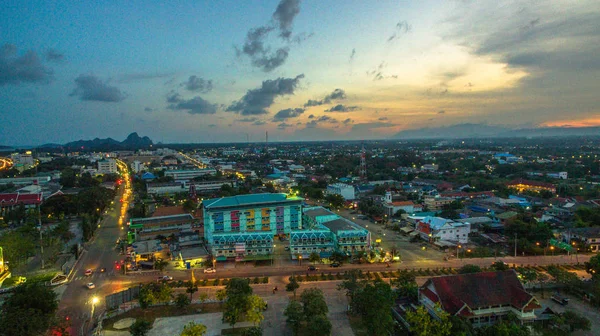 Vista aérea em Prajuabkirikhan — Fotografia de Stock
