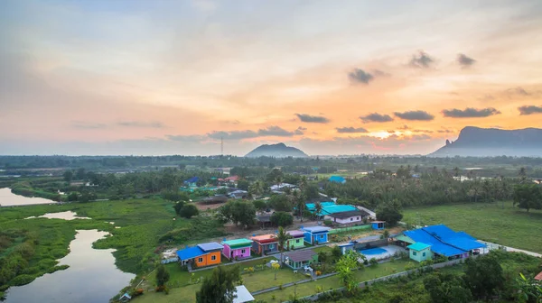 Hermosa mañana en Prajuab Kirikhan — Foto de Stock
