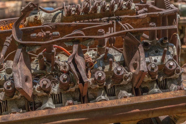 Old machinery rusted up.